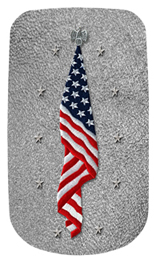 DAROYAL 421 SH SL Flag at Rest Shimmer Silver